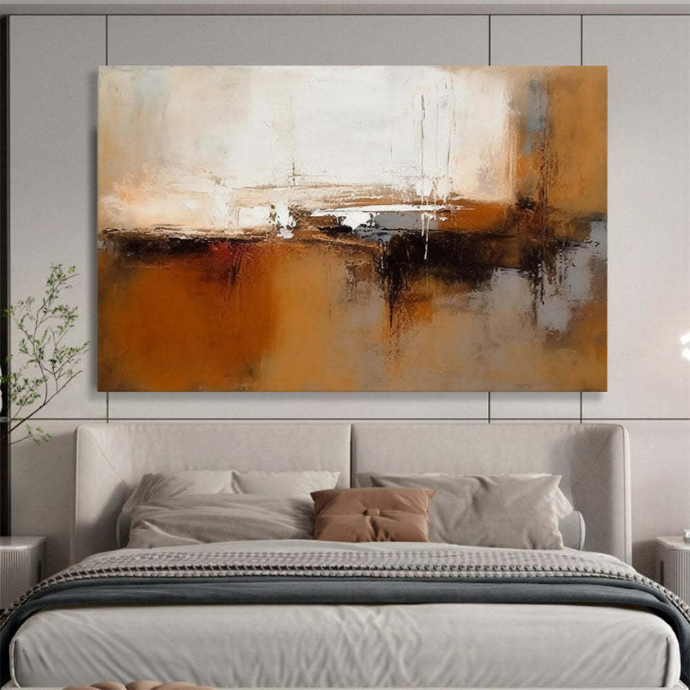 “Soft Abstraction” - Muted whites, browns, grays; blended, fluid forms CT1506