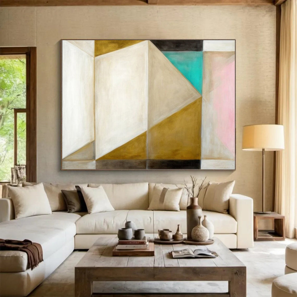“Golden Ripples” - Shades of gold; textured, curving lines like rippling waves CT1534