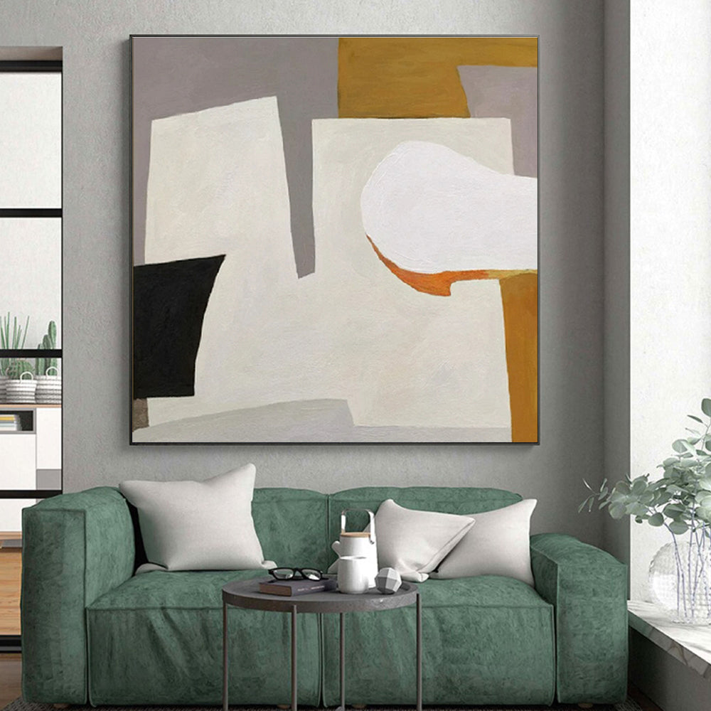 “Morandi Color Block Collage”,Minimalist Abstract Style CT0655