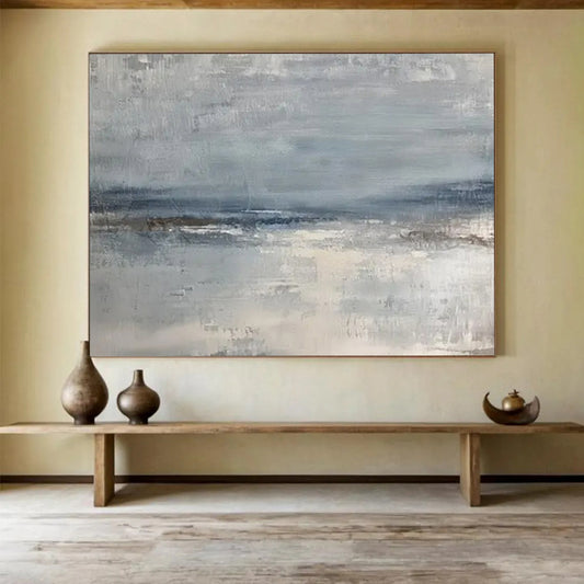 “Gray Sea Haze” - Gray, blue; soft, indistinct coastal scene CT1578