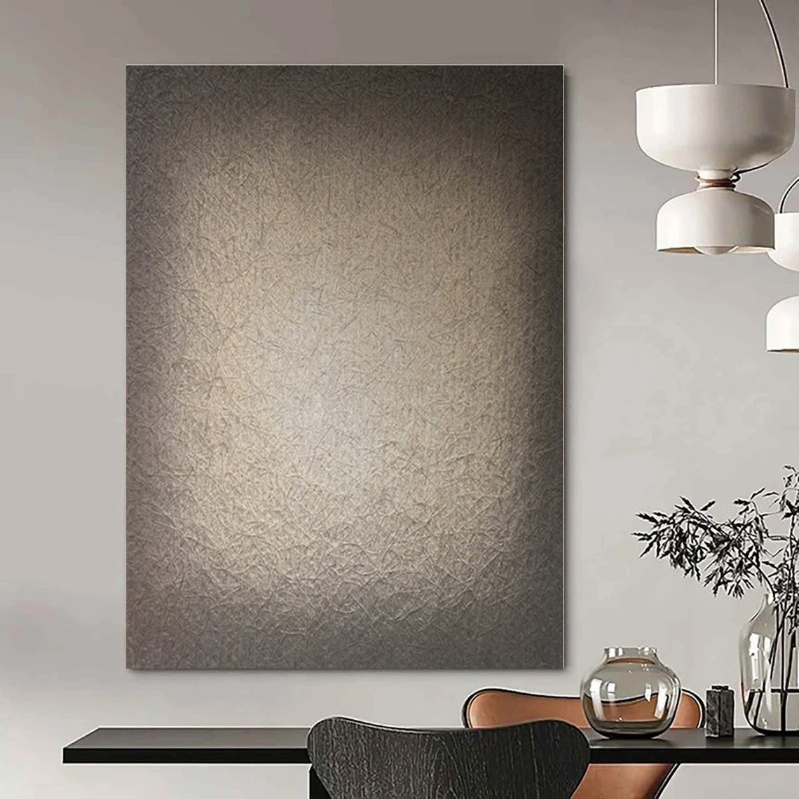 Beige Subtle Texture - Minimalist Textured Acrylic Painting CT1366