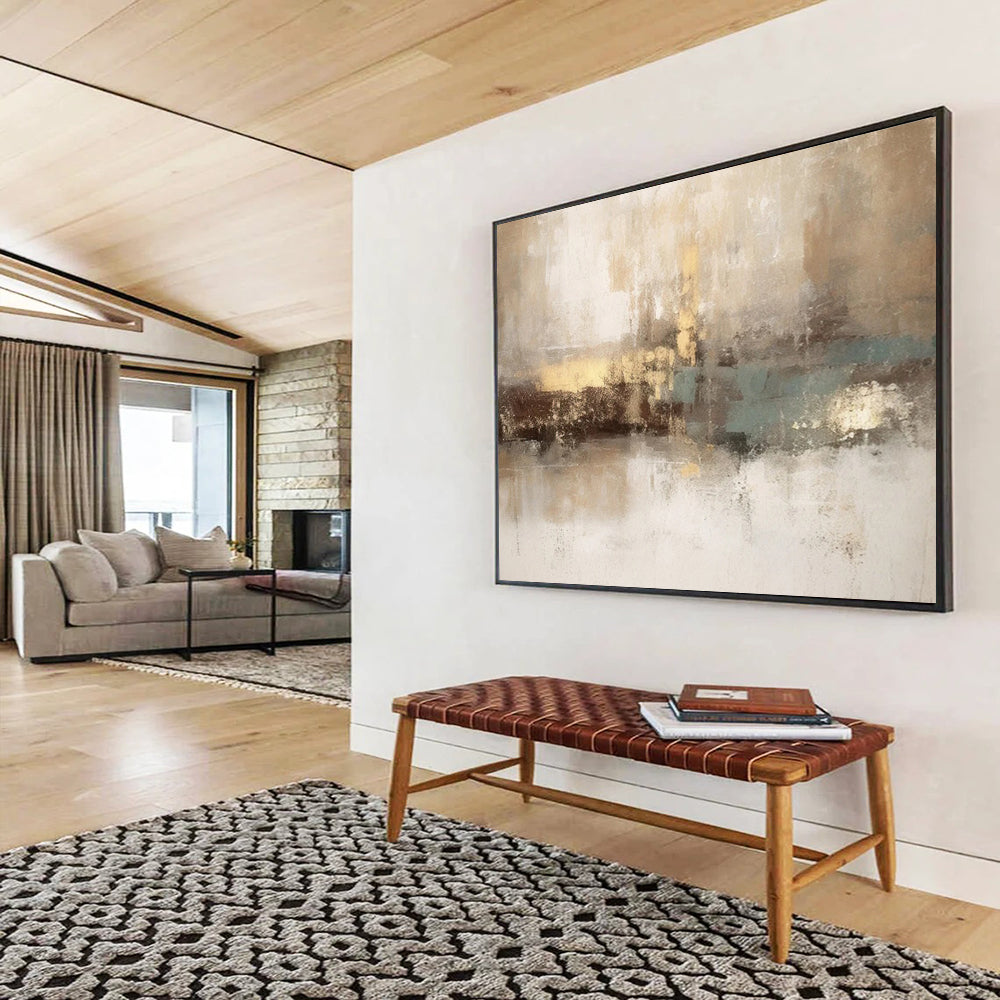 “Earthy Tones Abstract” Abstract Painting On Canvas DLZ070