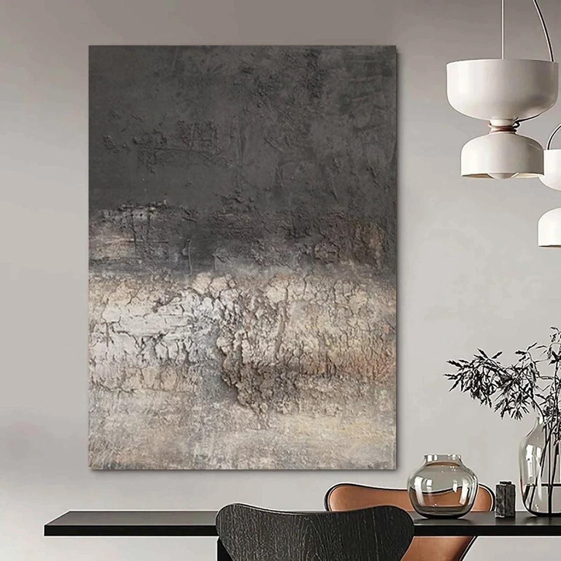 “Weathered Textured Abstract” ,Abstract Textured Acrylic Painting CT0947