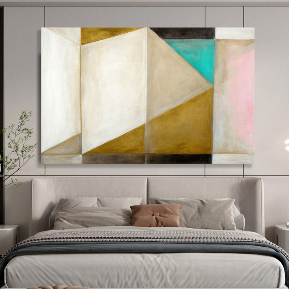 “Golden Ripples” - Shades of gold; textured, curving lines like rippling waves CT1534