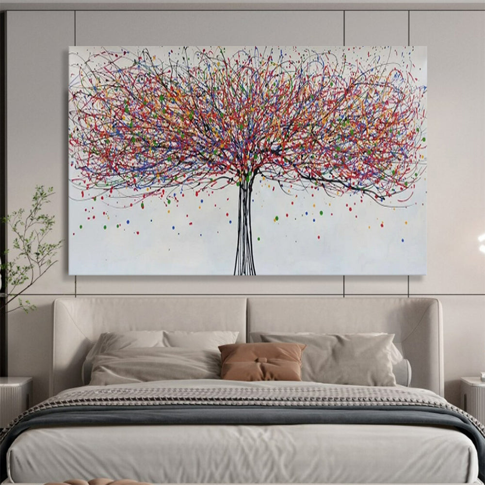 “Rainbow Canopy Tree” – Abstract Acrylic Painting CT1727