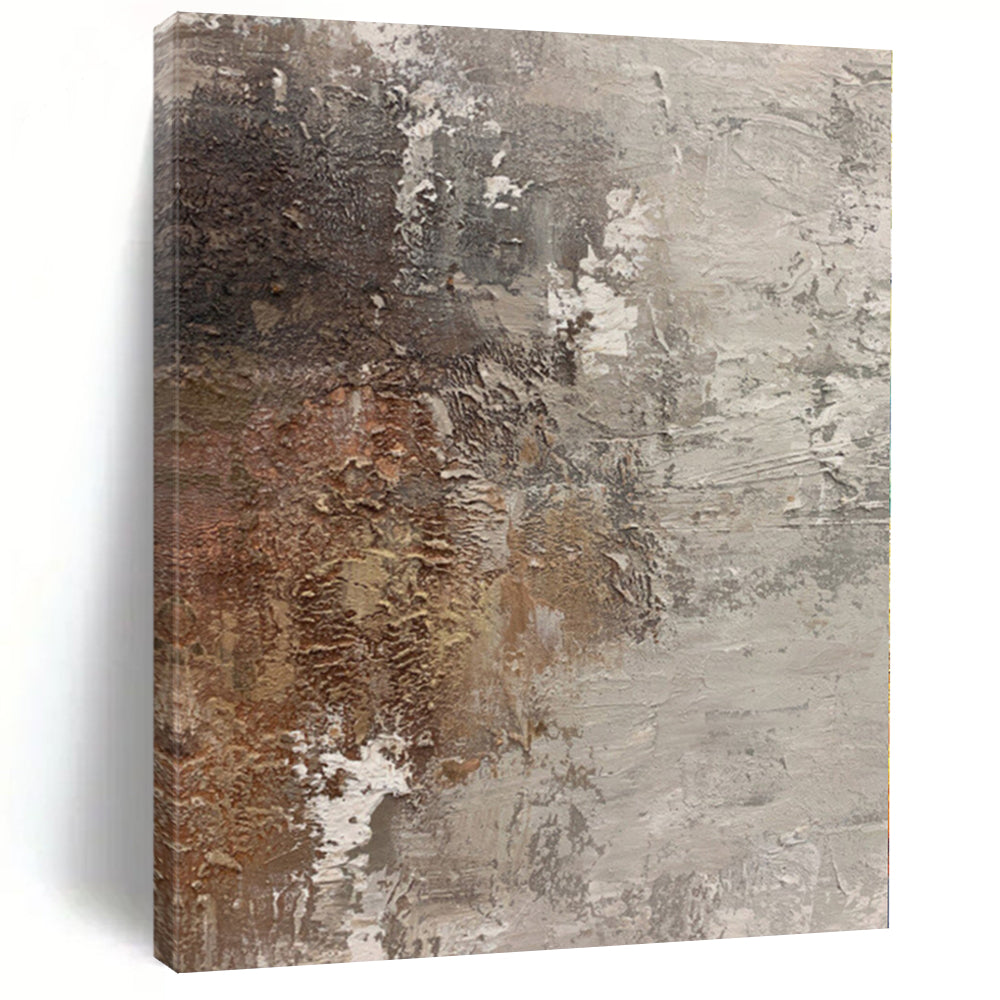 Large-Scale Custom Hand-Painted Abstract Canvas for Dining Room & Hotel Corridors