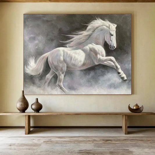 “Ghost Horse” – Surrealist Equine Oil Painting CT1744