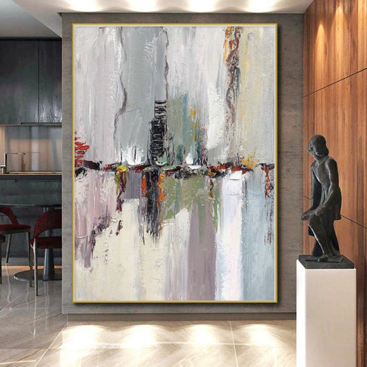 “Colorful Abstract Reflection Scene” - Abstract Expressionist Landscape CT0411