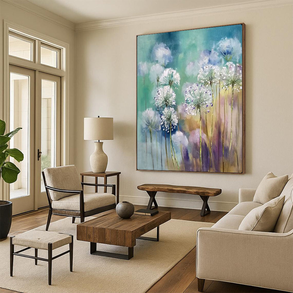 “Blue - Toned Portrait” – Realistic Oil Painting On Canvas CT2151