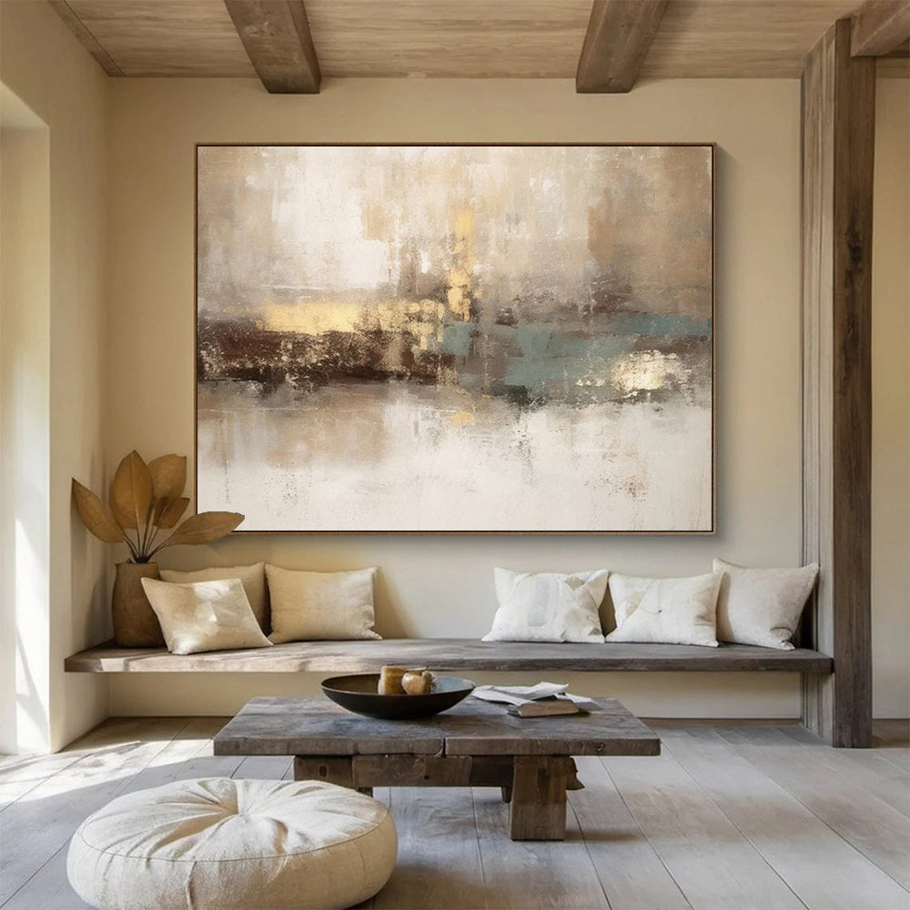 “Earthy Tones Abstract” Abstract Painting On Canvas DLZ070