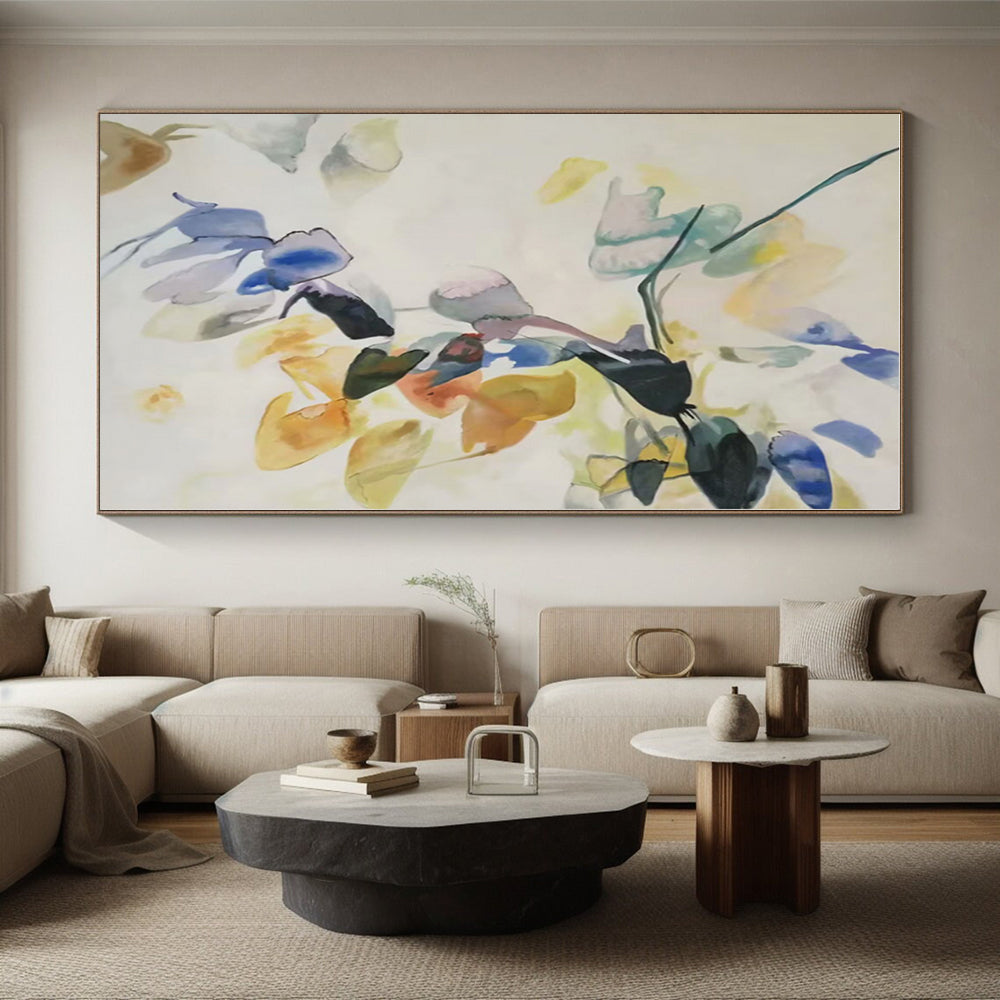 “Colorful Floral Watercolor” - Abstract Floral Art CT0455