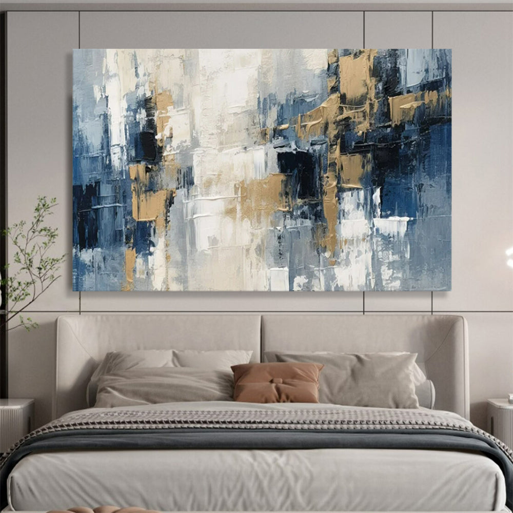 “Urban Abstract Fusion” – Abstract Cityscape Acrylic Painting CT1706
