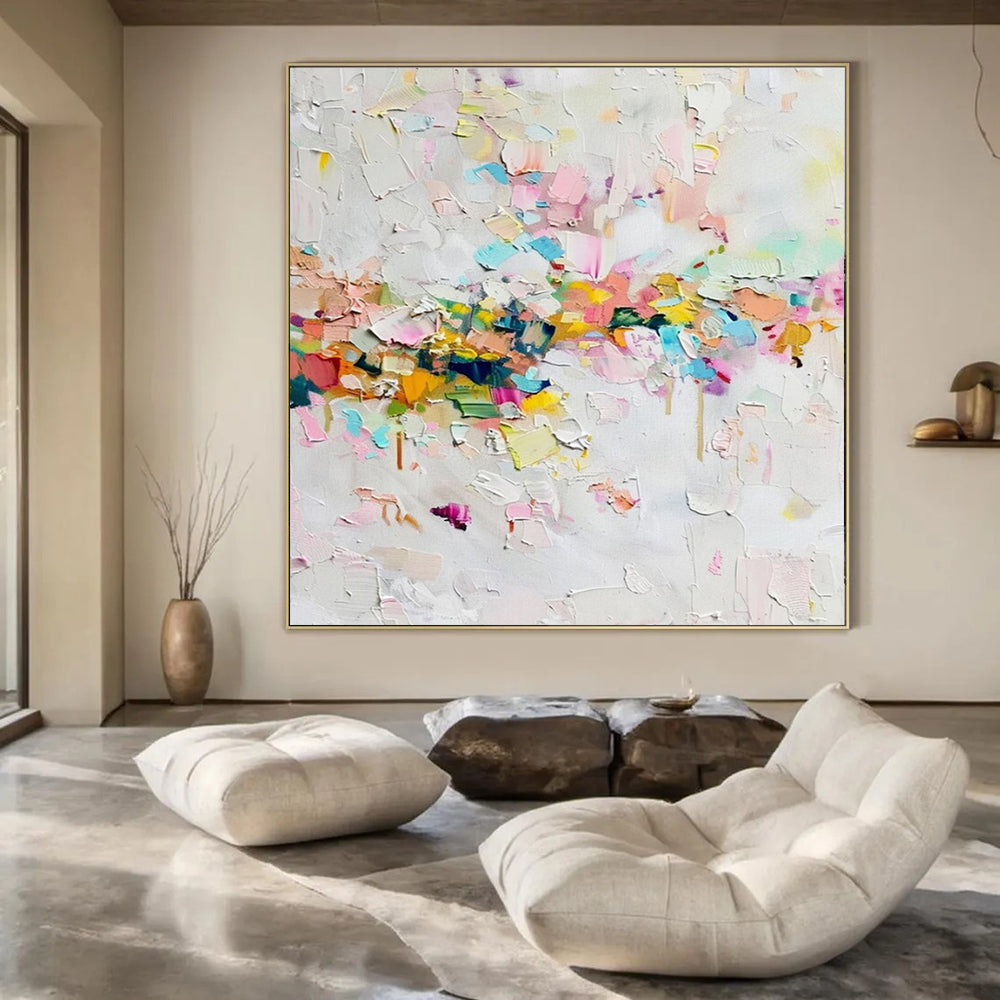“Gray, White Minimalist Horizon” – Minimalist Abstract Art CT1023