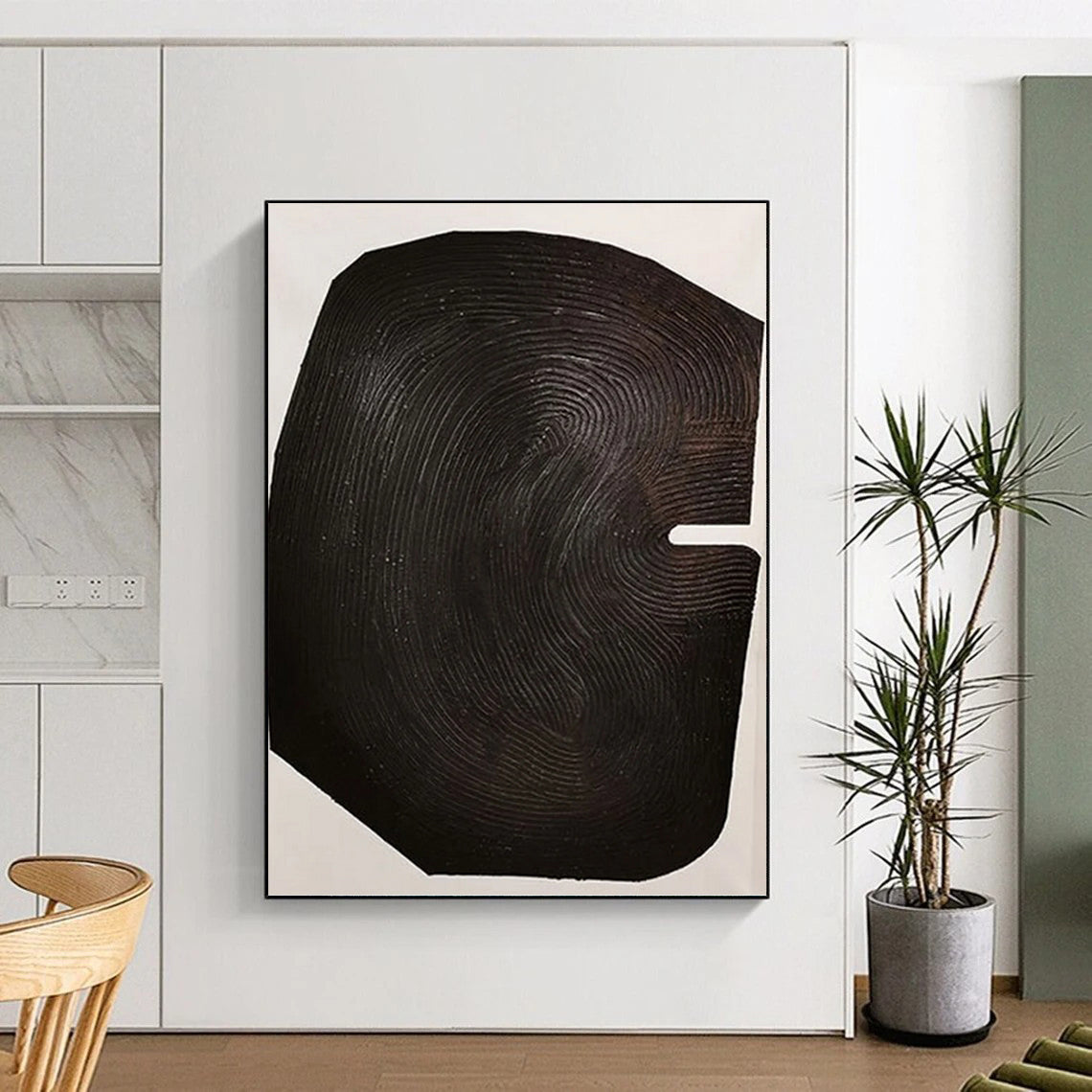 “Color - Blocked Abstract Figure” - Colorful Abstract Figurative Painting DKH1052
