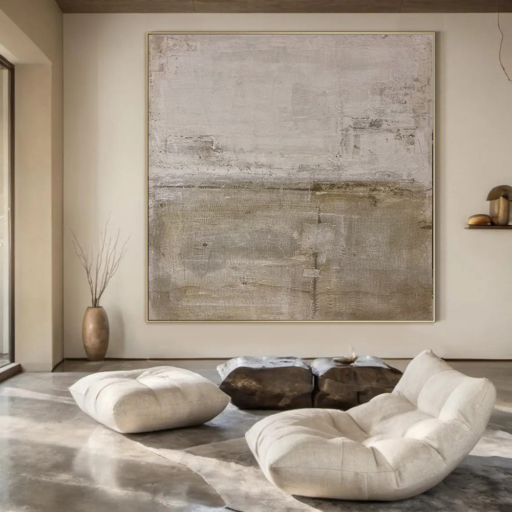 “Light - Toned Textured Abstract” ,Abstract Textured Acrylic Painting CT0957