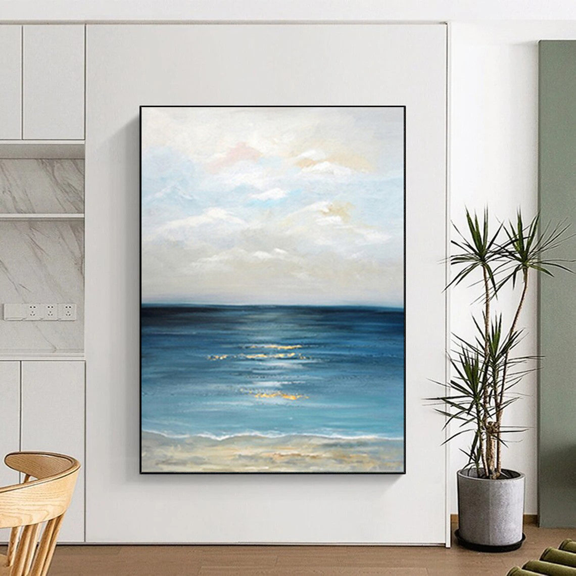 “Calm Sea at Sunset” - Impressionistic Marine Art CT2020