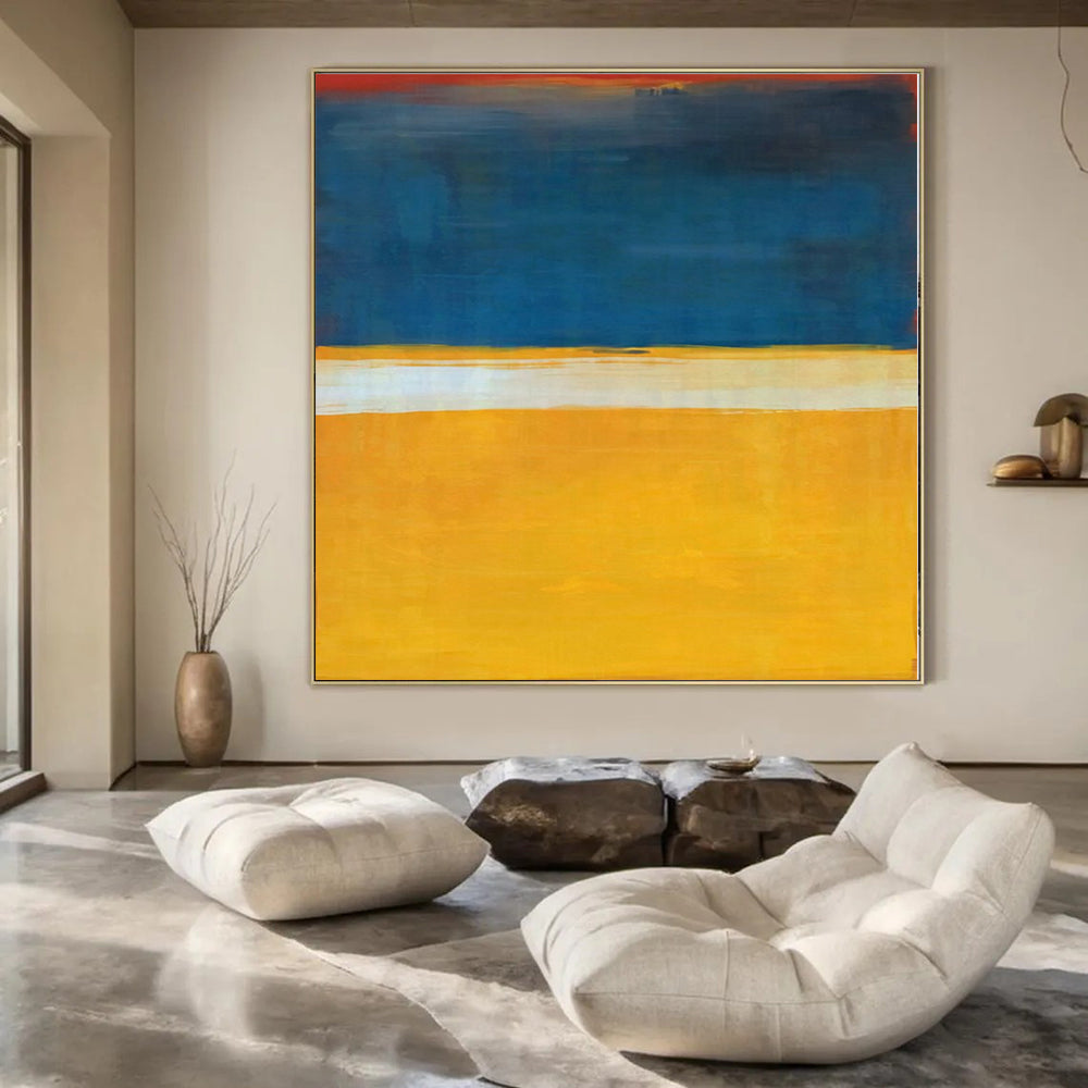 “Blue - Yellow - Red Color Blocks” – Color Field Painting CT1186