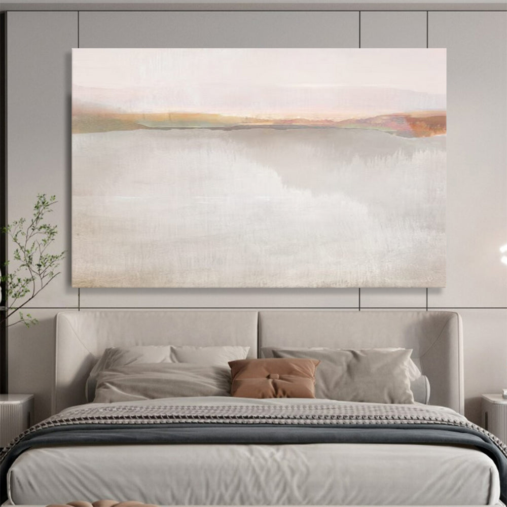“Muted Landscape” Subtle Scenic Painting On Canvas DLZ120