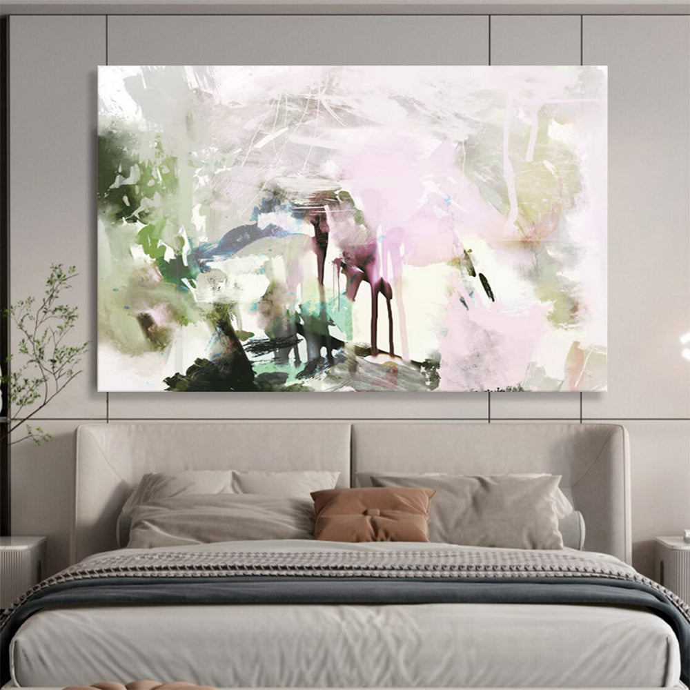 “Soft Pastel Abstraction” Dreamy Abstract Painting On Canvas DLZ119