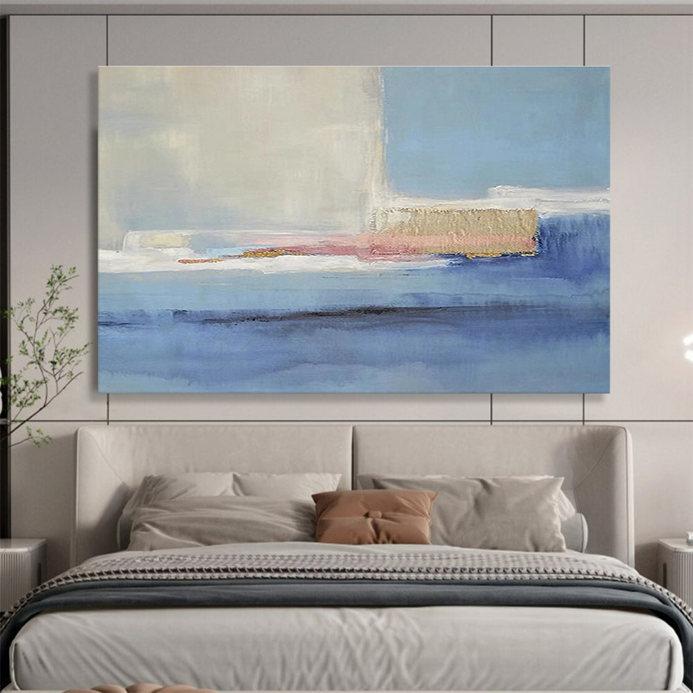 “Minimalist Color Field” Abstract Minimalist Painting On Canvas DKH407