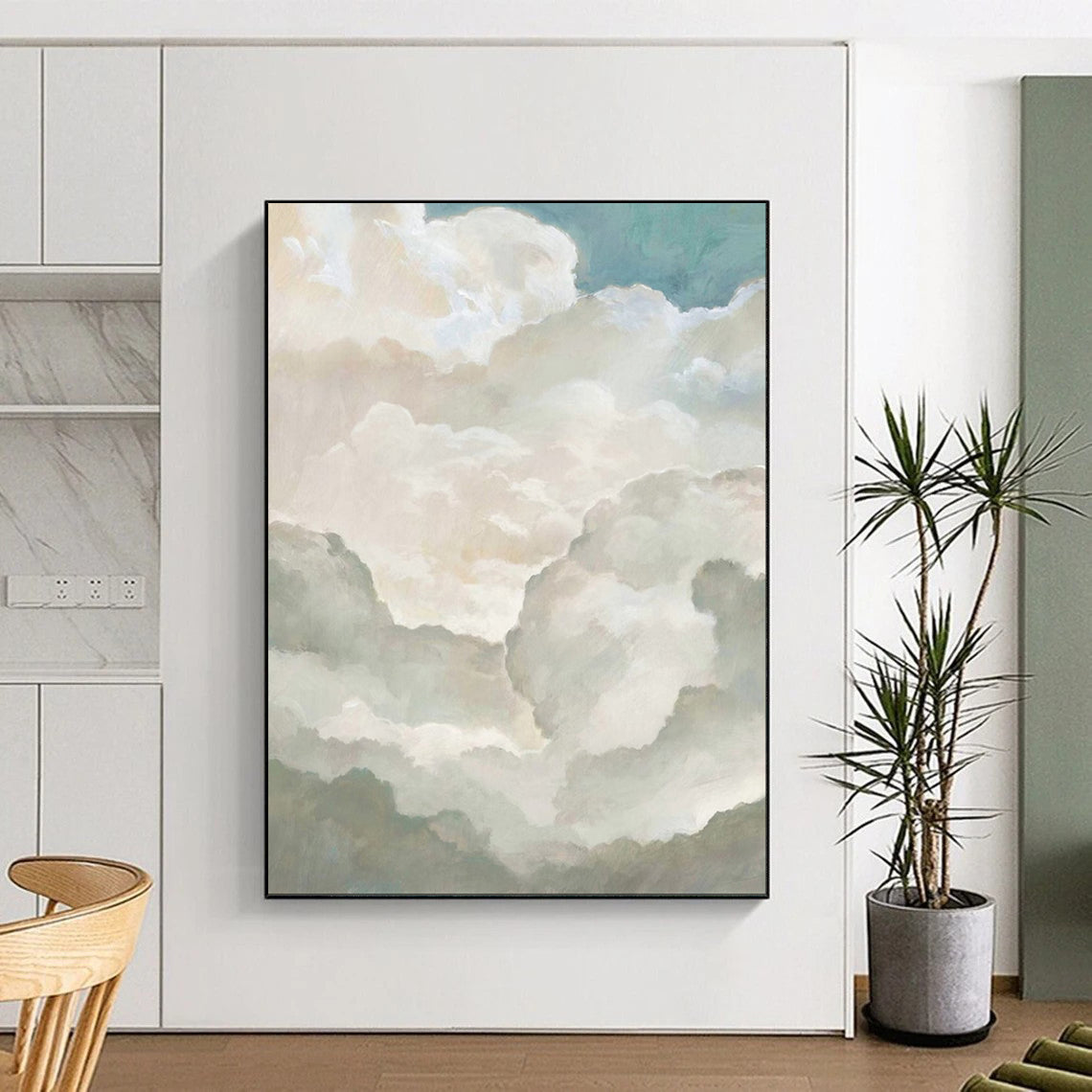 “Soft Cloud Layers” - Impressionistic Cloud Painting CT1992