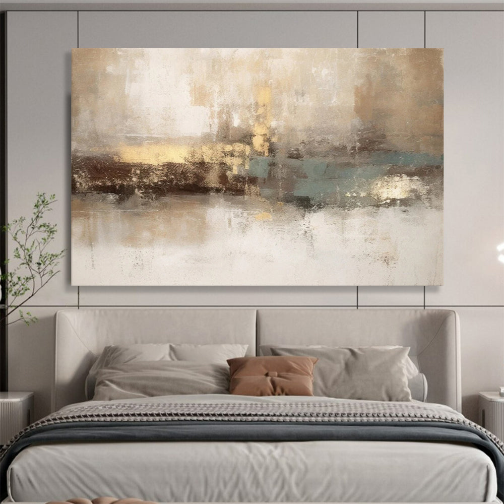 “Earthy Tones Abstract” Abstract Painting On Canvas DLZ070