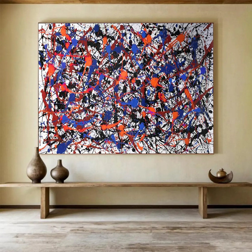 “Chaotic Color Explosion” – Abstract Acrylic Painting CT1728