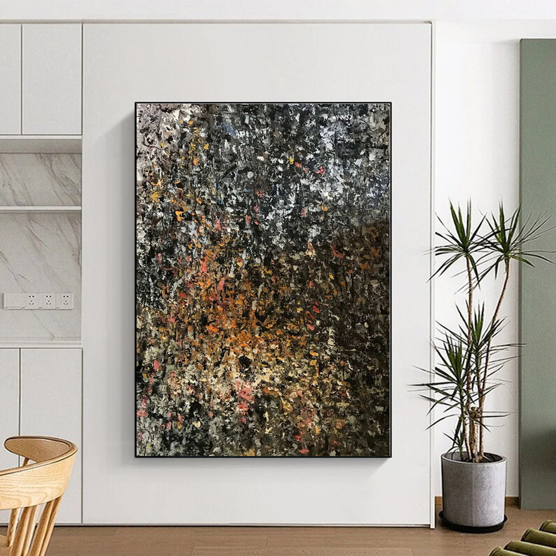 “Colorful Textured Abstraction” - Abstract Expressionist Art CT0462