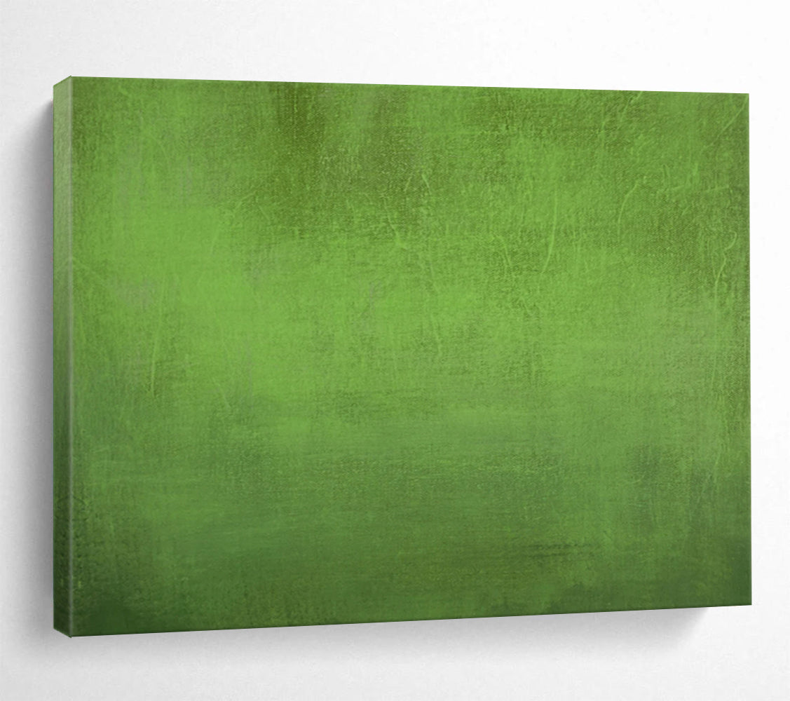 Deep Green Textured Canvas - Earthy Abstract Art CT1792