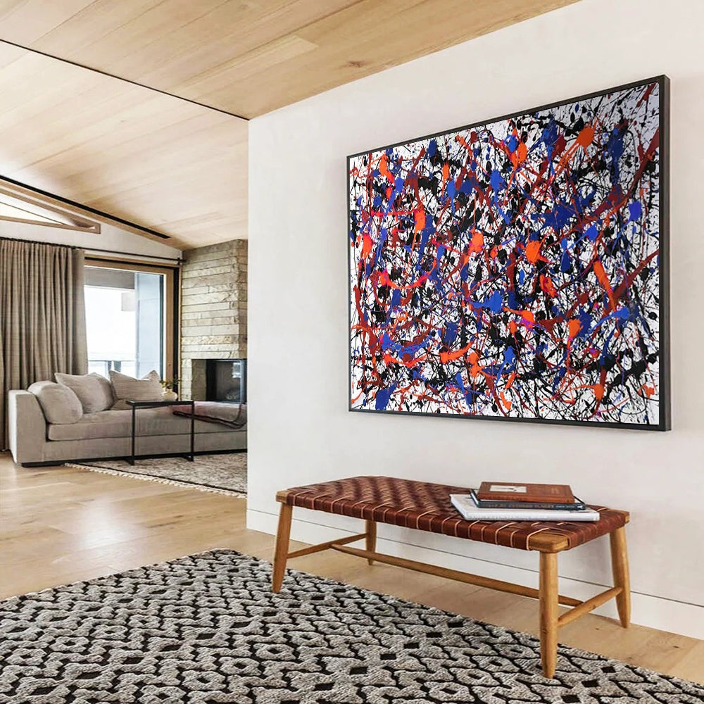 “Chaotic Color Explosion” – Abstract Acrylic Painting CT1728