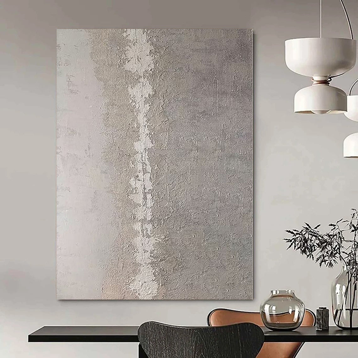Hand-Painted Bespoke Abstract Mural for Bedroom & Hotel Fitness Studios