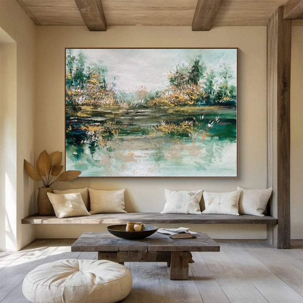 “Neutral Abstraction” - Shades of gray, beige, and brown; hazy color blocks like faint remnants of natural scenery CT1532