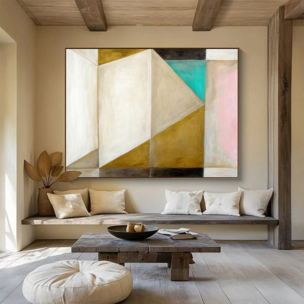 “Golden Ripples” - Shades of gold; textured, curving lines like rippling waves CT1534