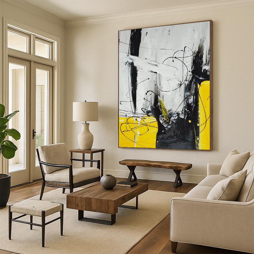 “Hazy Urban Impressions” Abstract Acrylic Art CT0318