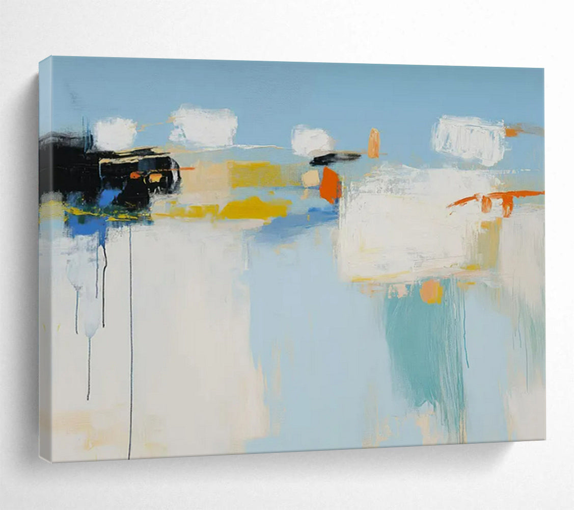 “Colorful Abstract Composition” – Abstract Expressionist Acrylic Painting CT1757