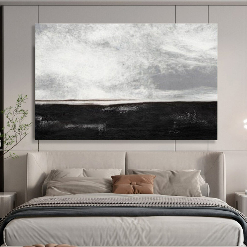 Monochromatic seascape with a dark horizon and light sky CT1666