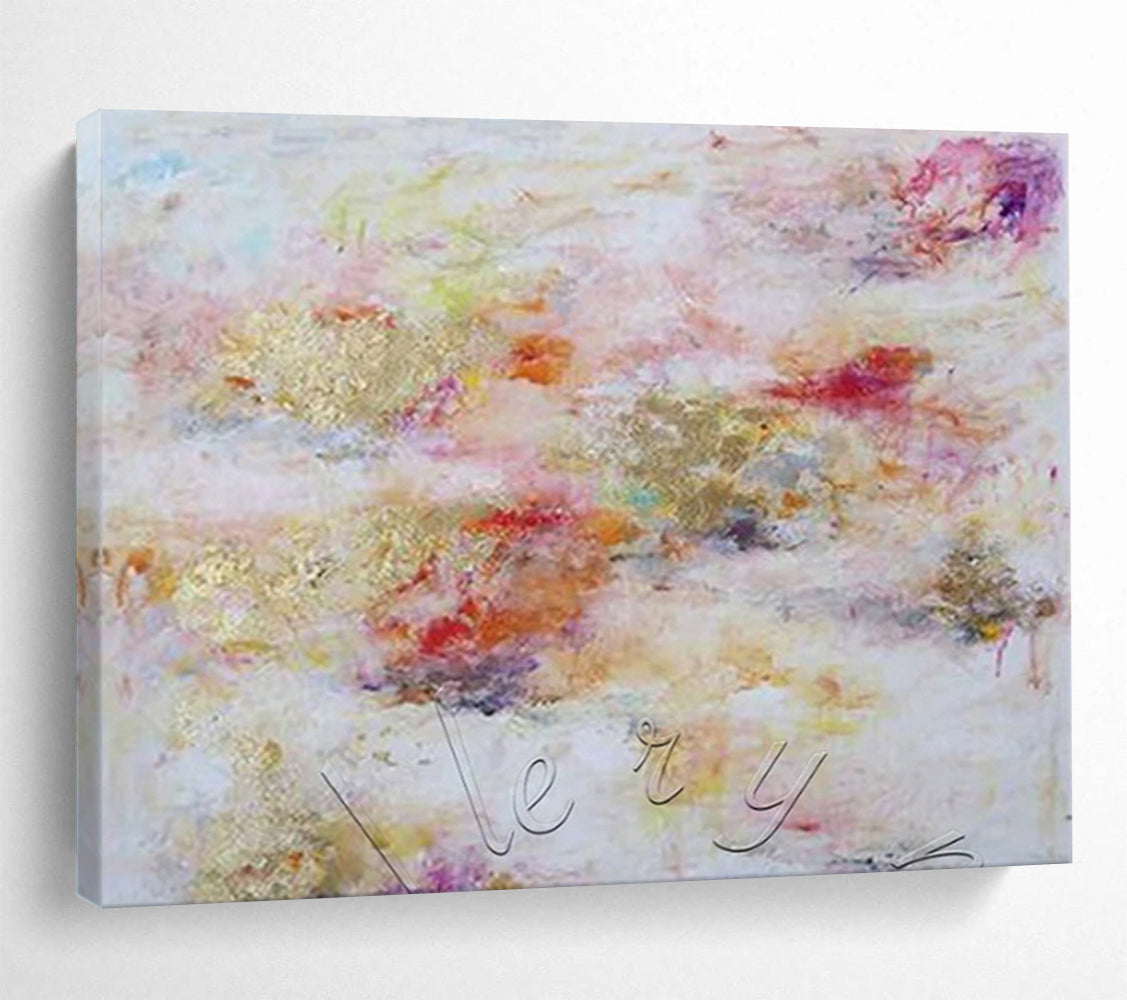 “Pastel Dreamscape” - Soft pink, purple, gold; light, swirling colors CT1582