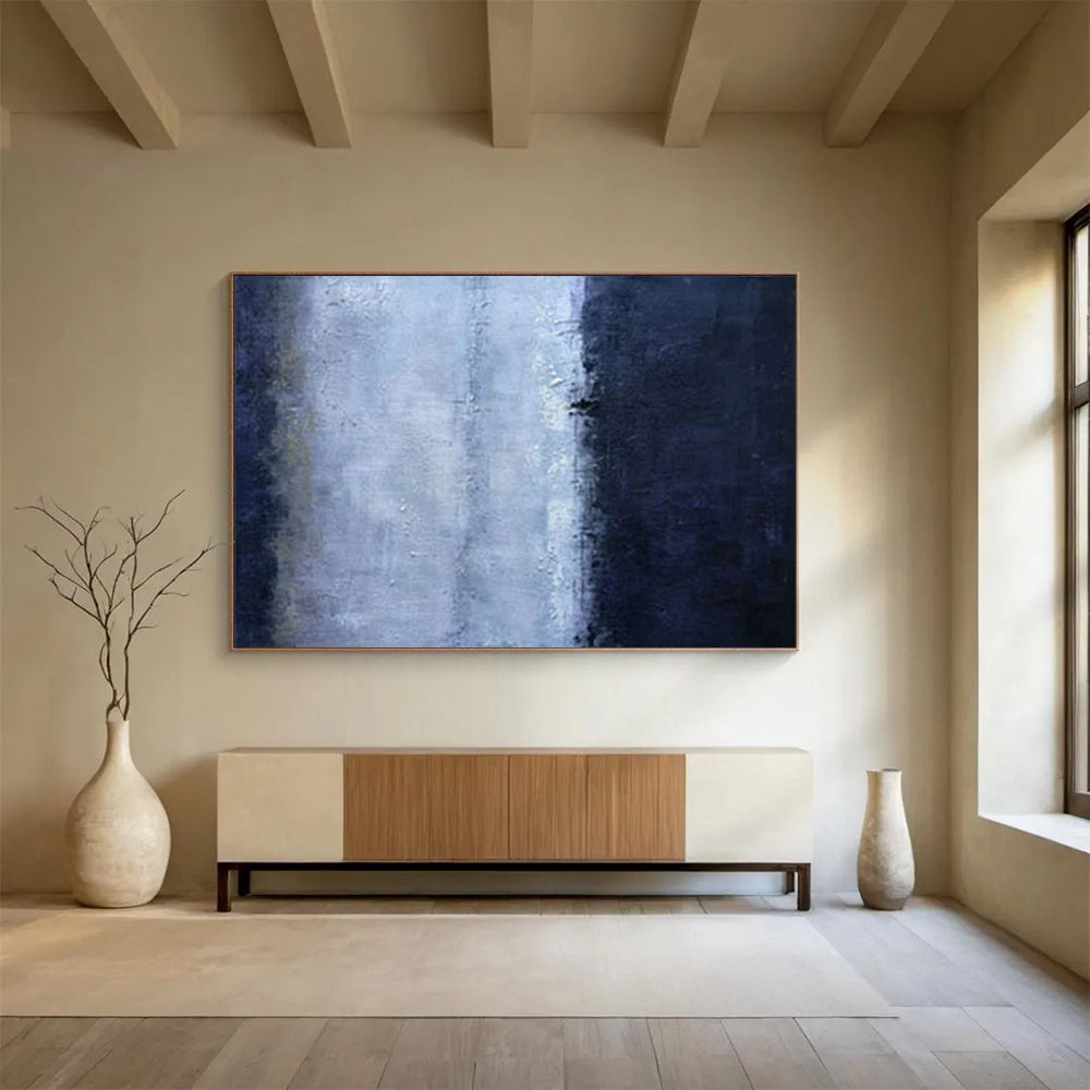 “Blue - Purple Gradient Silence” - Blue, purple, gray; smooth gradient & subtle texture CT1591