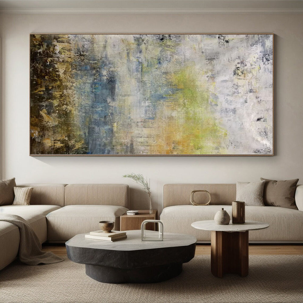 “Mixed Tones Abstract Landscape”,Impressionistic Abstract Painting CT0379