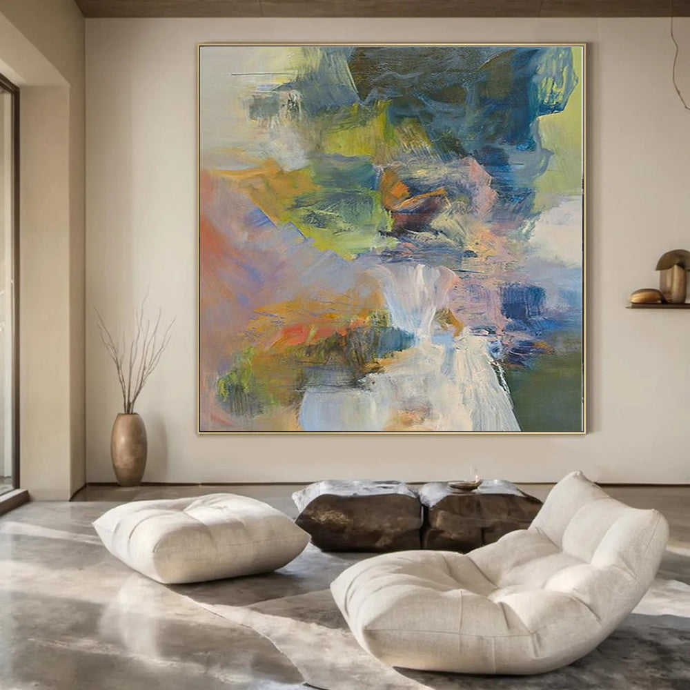 “Colorful Abstract Expression” Acrylic Painting CT0173