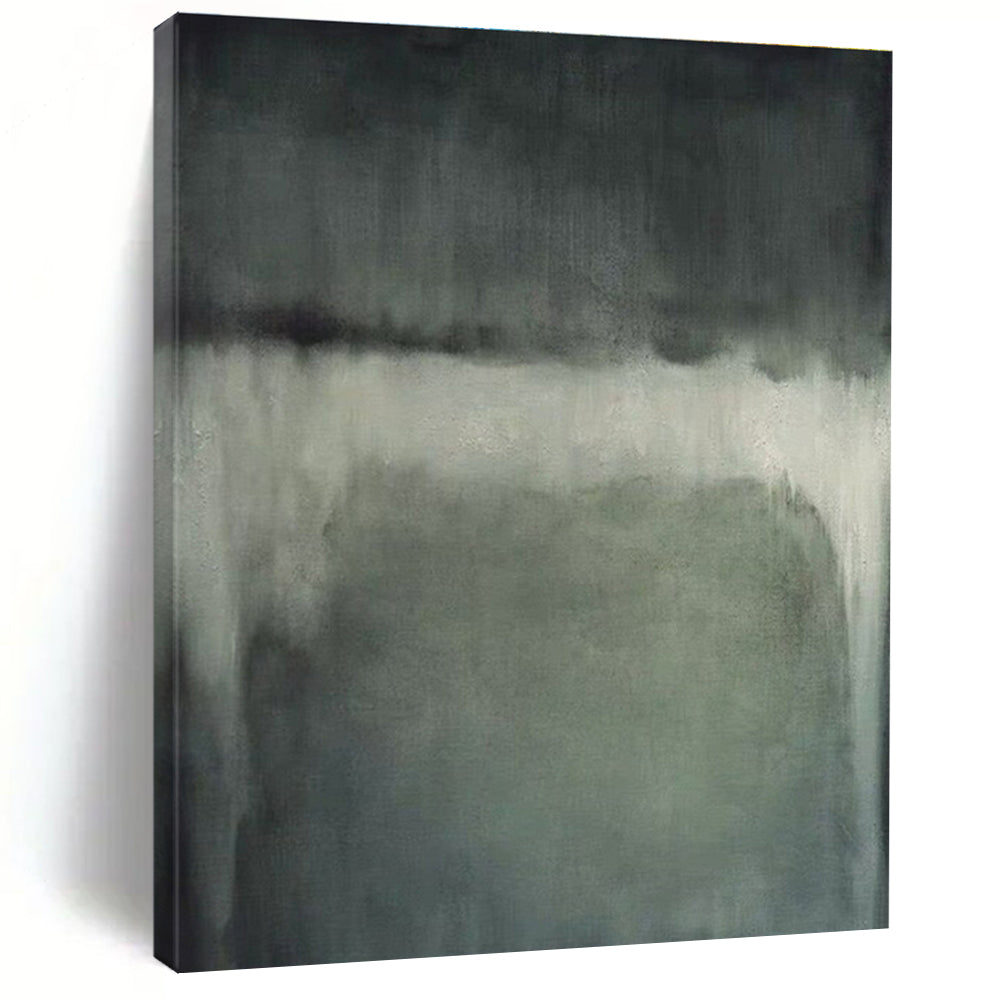 “Grey - White Abstract Wash”,Abstract Minimalist Art CT0630