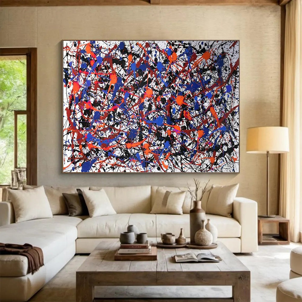 “Chaotic Color Explosion” – Abstract Acrylic Painting CT1728