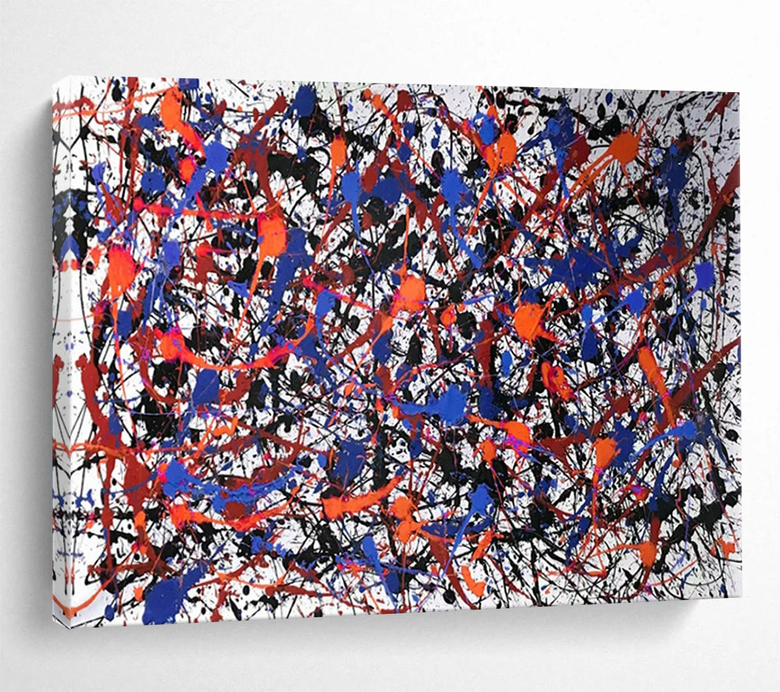 “Chaotic Color Explosion” – Abstract Acrylic Painting CT1728