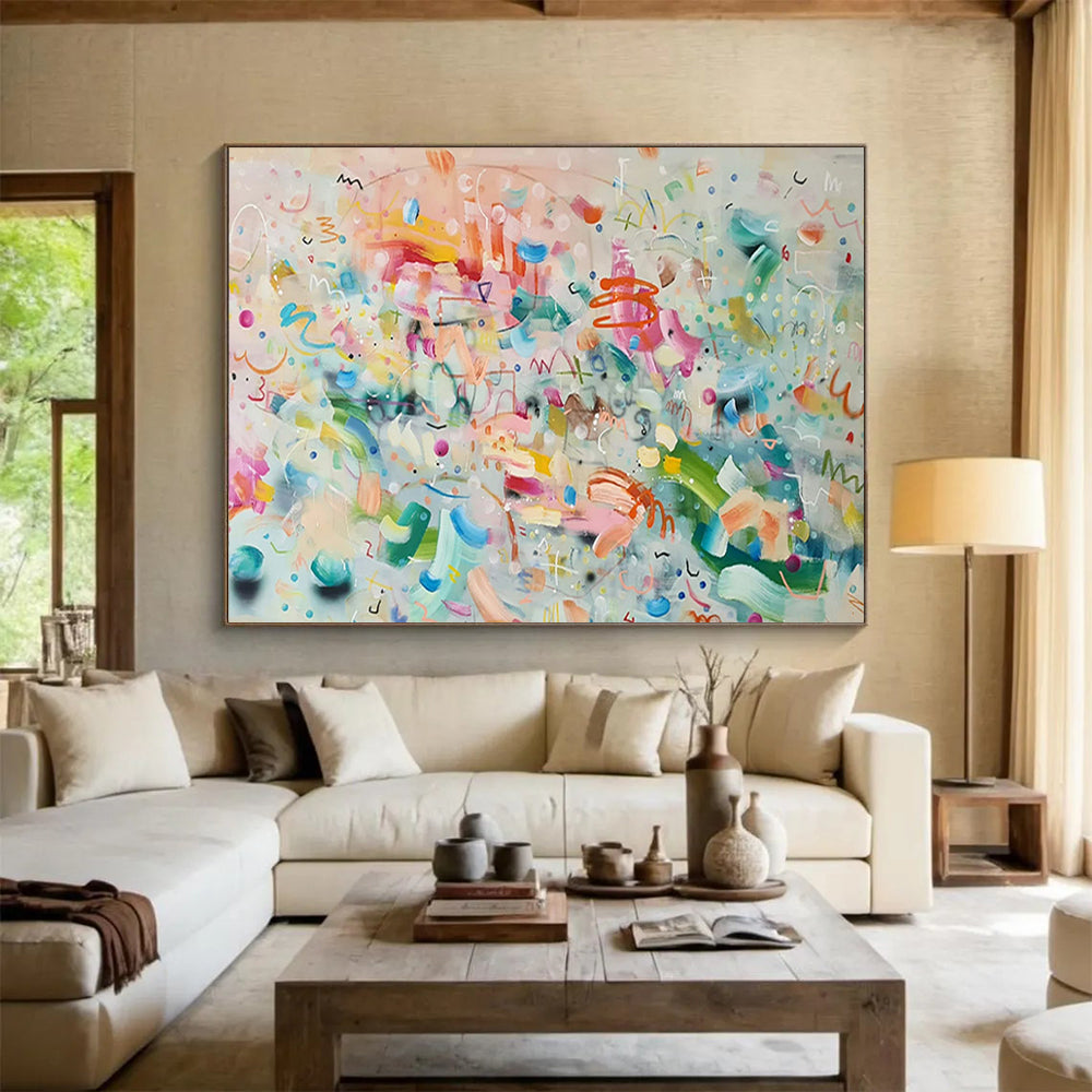 “Whimsical Carnival” - Bright, varied hues; playful, chaotic shapes and doodles CT1496