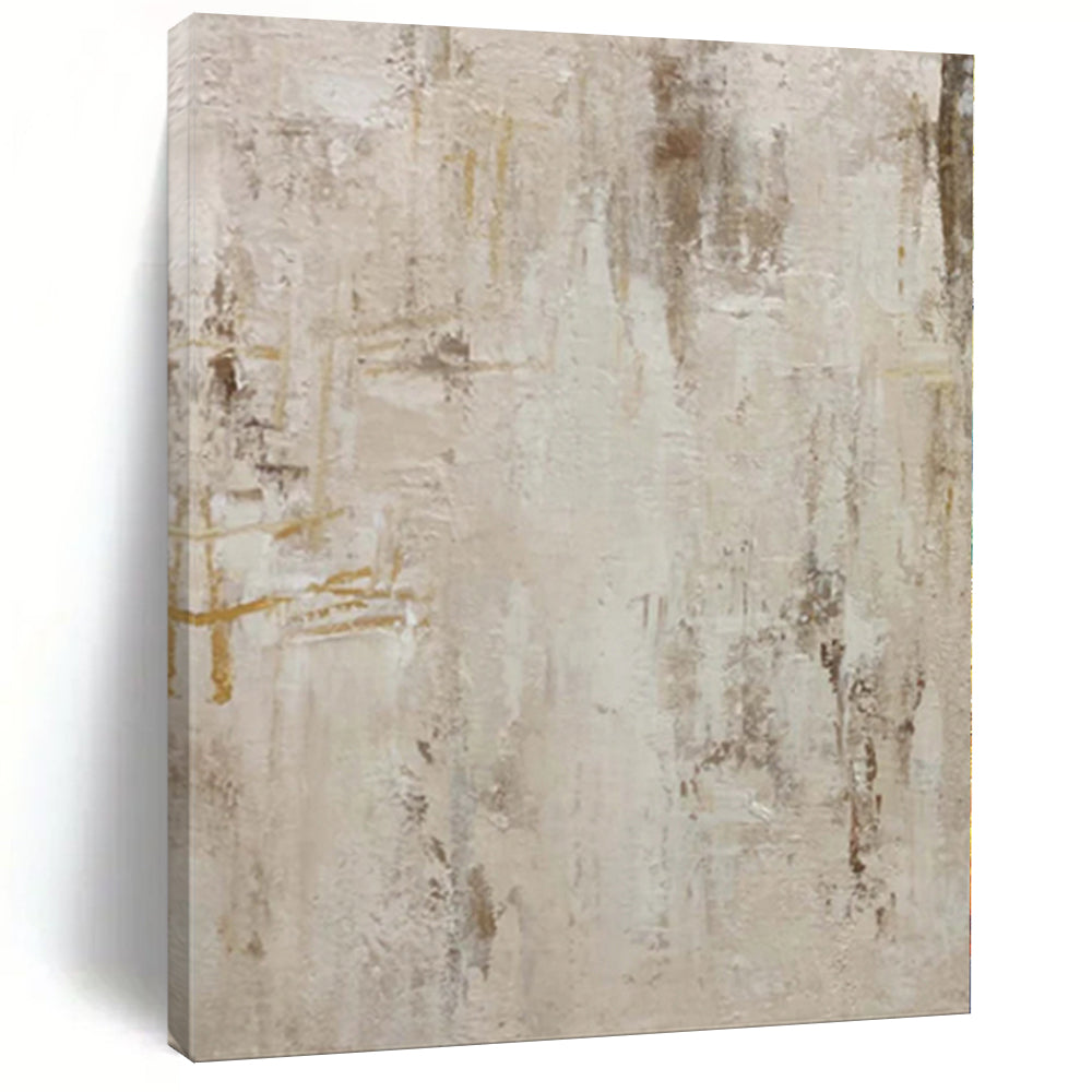 “Neutral Textured Morning Haze” Acrylic Painting CT0135