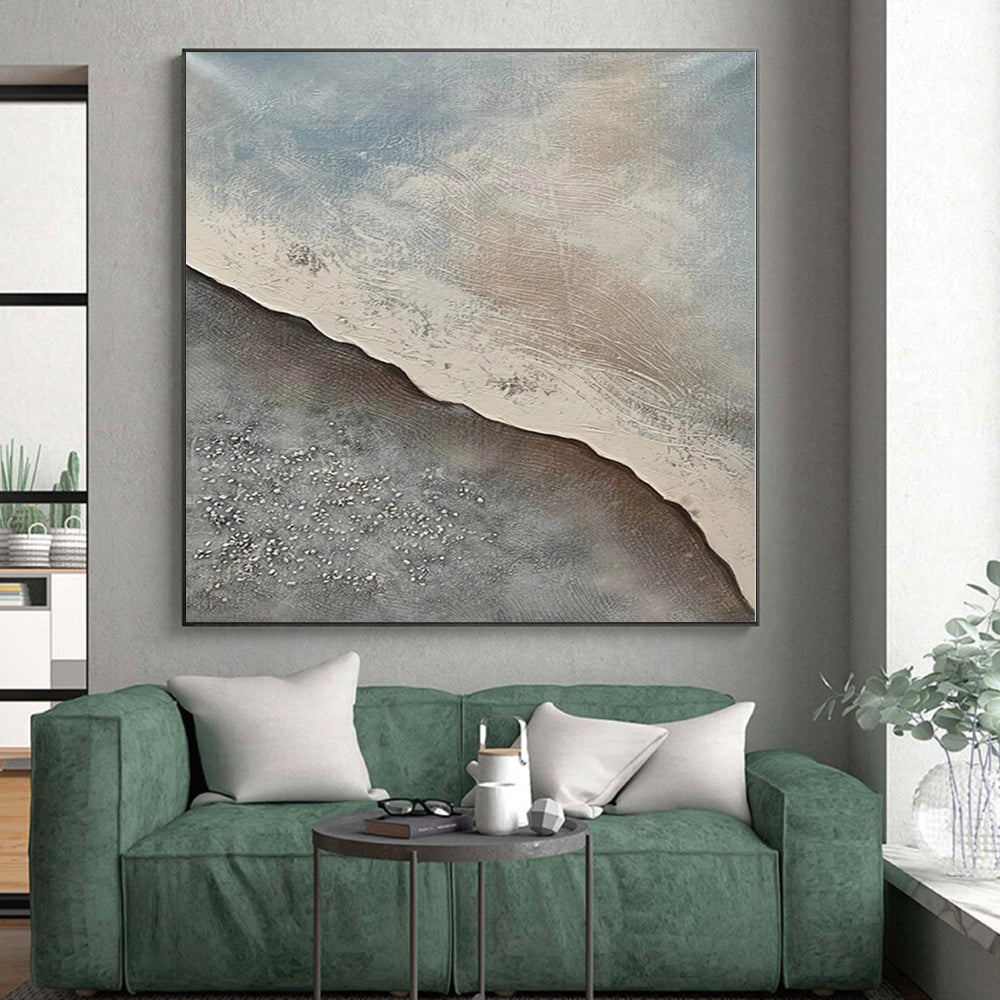 “Moody Black - Gold Textures” Abstract Acrylic Art CT0323
