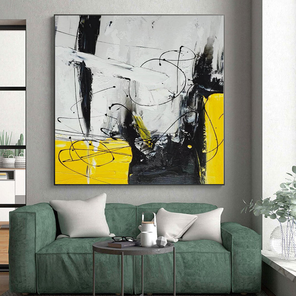 “Hazy Urban Impressions” Abstract Acrylic Art CT0318