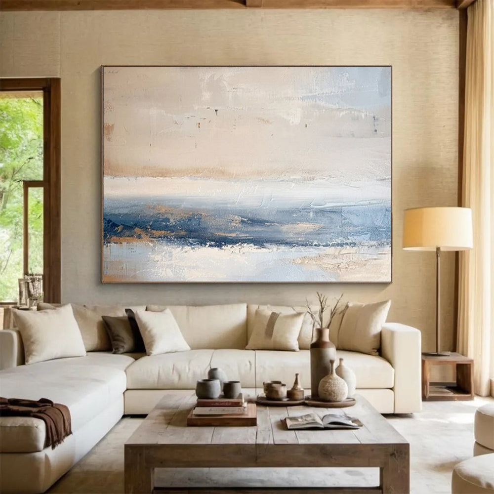 “Coastal Haze Abstraction” – Abstract Acrylic Painting CT1730
