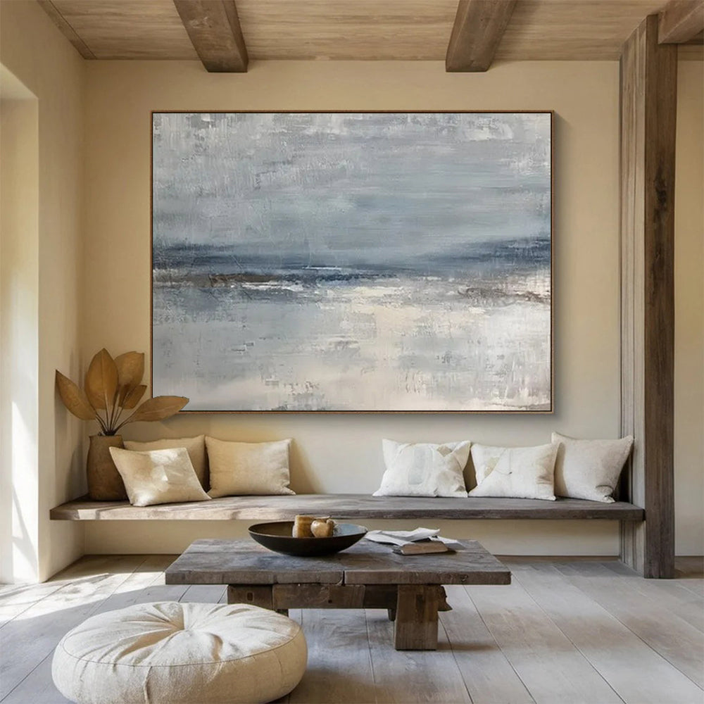 “Gray Sea Haze” - Gray, blue; soft, indistinct coastal scene CT1578