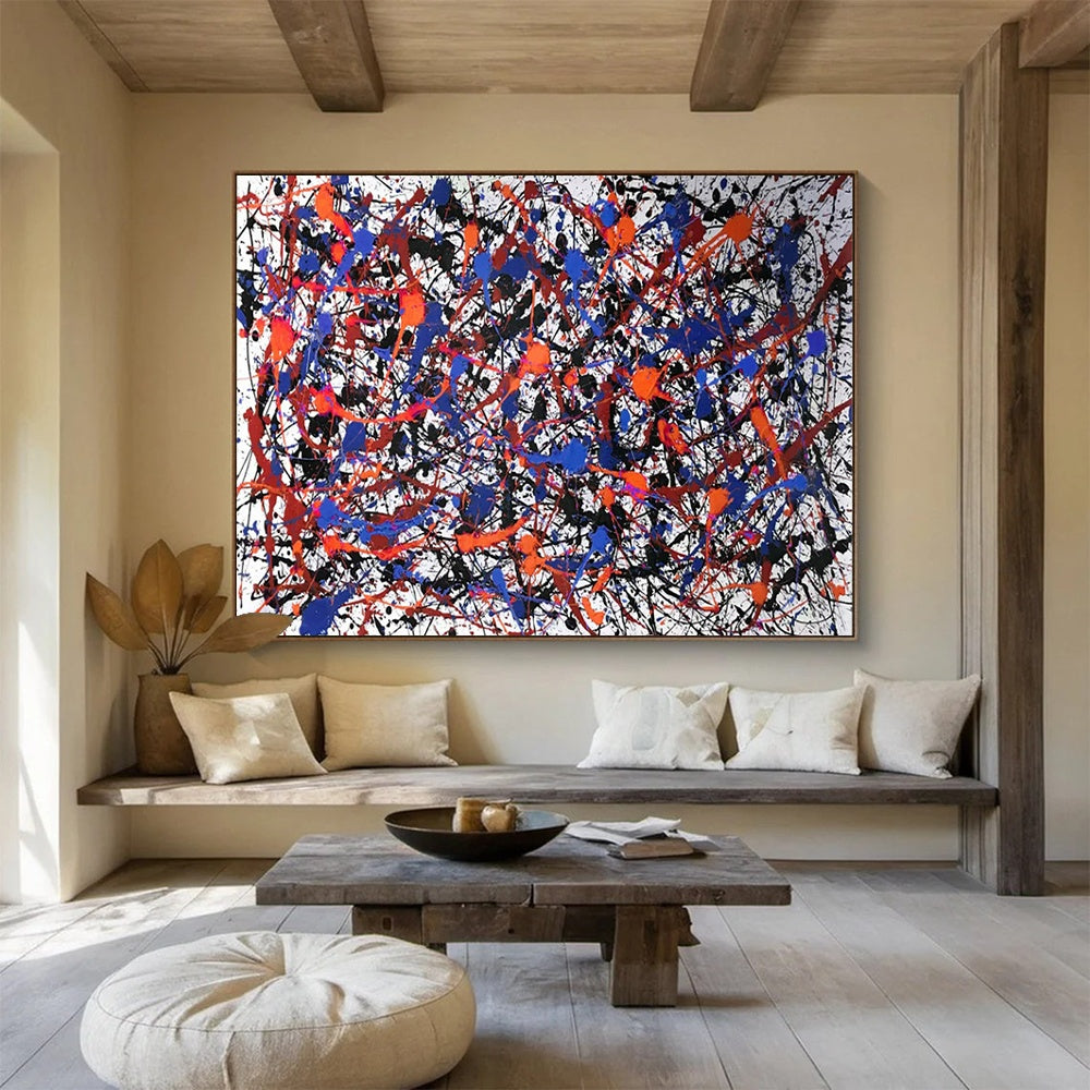 “Chaotic Color Explosion” – Abstract Acrylic Painting CT1728